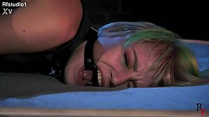 astrid got punished with ass spanking for her curiosity in bdsm