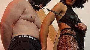 Full Ballbusting As Goddess Espuleta Kicks Slave's Balls And Small Dick