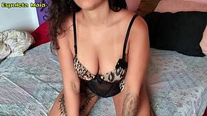 Latina commands intense guided handjob.