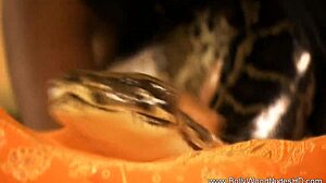 Indian Brunette Performs Erotic Striptease Dance