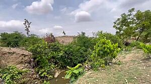 Amateur BBW Couple Worships Ass and Fucks in Forest Nature