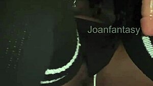 Ebony Amateur Plays With Buttplug And Dildo In Parking Lot