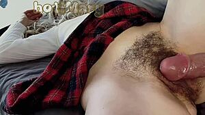 Big cock stepson, are you fucking your mother-in-law's hairy pussy riskily?