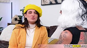 Bored Rich Housewife Tests New Strap On With Her Pretty Lesbian Boyfriend