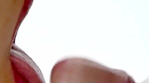 the japanese invisible connection between lovers hearts part 1, close up doggystyle cum in mouth