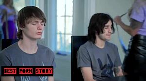 step mom blindfold surprise for step son