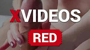 hot amateur couple enjoys pov massage with handjob