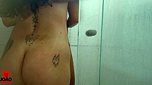 After fucking the married woman, let's take a shower, you naughty Joao?