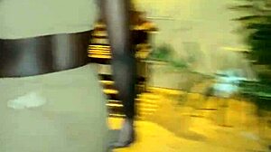 Teasing public flash in Ibiza