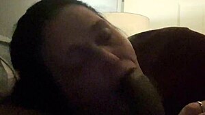 Momma's Mouth Deepthroats Monster Cock with Ball Licking