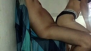 stepsister's friend rides big dick