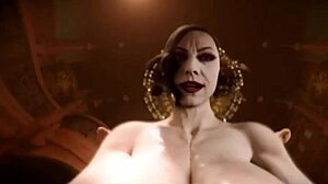 futanari lady dimitrescu dominates in missionary pov