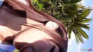 i seduce petite japanese step-sister for outdoor defloration fuck during holiday trip uncensored jav