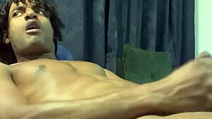 Watch This Brazilian Amateur Stroke His Massive Black Monster Cock Solo!