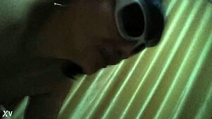 señora peruana le encanta montar