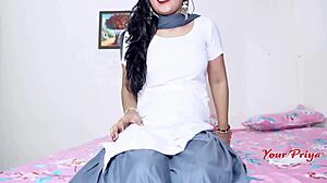 Priya Student Masturbates To Orgasm For Teacher. She talks dirty in roleplay.