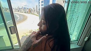 Acordando A Morena Que Conheci Na Orla Com Uma Foda No Cuziinho Completo No Sheer