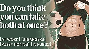 fucked hard by an athlete in the locker room journalist takes arrogant football star sexy interview