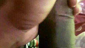 Masturbating to a massive black cock that's surprisingly gentle.