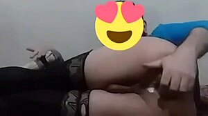 Sofiblack Tears Her Ass with Dildo