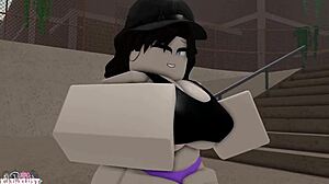 emo girl flashes you in skatepark then rides you