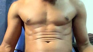 Watch This Brazilian Amateur Stroke His Massive Black Monster Cock Solo!