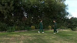 morning jog turns into hardcore fuck