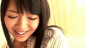 Japanese Hottie Satomi Kirihara Has Her Hairy Pussy Filled