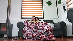 I watch movie with stepmother we start fucking