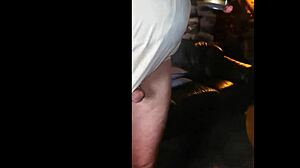 Walk In Panties With Cock Out Into Bar