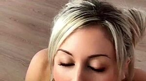 Couple Performs Deep Throat Blowjob with Saliva