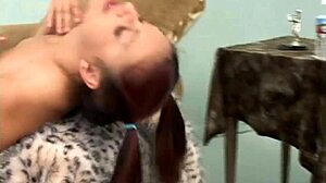 redhead gets face fucked by uncle
