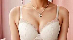 Sweet asians in lingerie with panties and feet