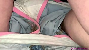 Giving you my hot pee from my curvy body