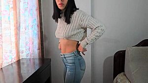 Hot Nalgona Laura Fucked After Removing Jeans Rides Like Cowboy