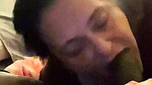 Momma's Mouth Deepthroats Monster Cock with Ball Licking