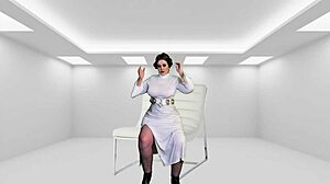 Granny princess leia darth vader gives darth tochter a sith creampie.