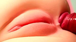 Her perfect pussy shaped for anal and handjob