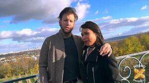 Christina Petite MILF Brunette Unleashed In Her First Video