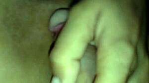 Chatting about that tight, shaved pussy scene with the beautiful amateur.