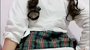 I saw these 18-19 yo girls masturbating in public with big asses