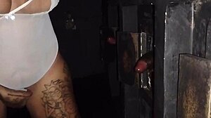 she gave it to the fan in the swing