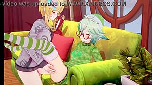 The Futanari Jingle Bells Rock - Christmas With Lumina And Sucrose Genshin Impact Koikatsu By Miscsfm Voiced By Pinkrotten VA