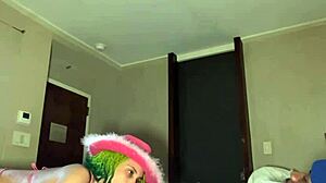 Petite Ebony Slut Got Her Throat & Pussy Stretched & A Big Creampie From Bbc