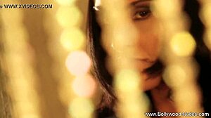 Beautiful indian brunette milf poses solo