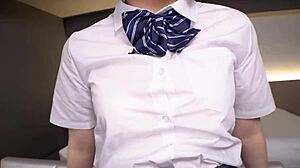 I opened legs to old man before boyfriend for tuition money! J-chan got creampied with consent! [Sora 1*] part1