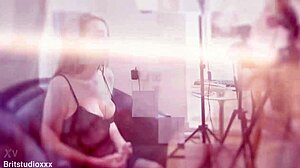 two british girls suck cock and swallow cum in homemade threesome with big ass