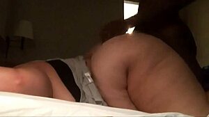 chubby babe bent over for rough doggy