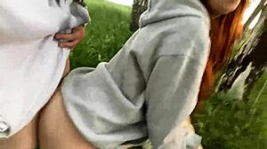 fucking my best friends hot girlfriend hard in the forest while he sets up tent and bonfire, he confesses