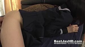 I'm sweet Nozomi Momoki, cramming rigd after blowjob, horny as hell.